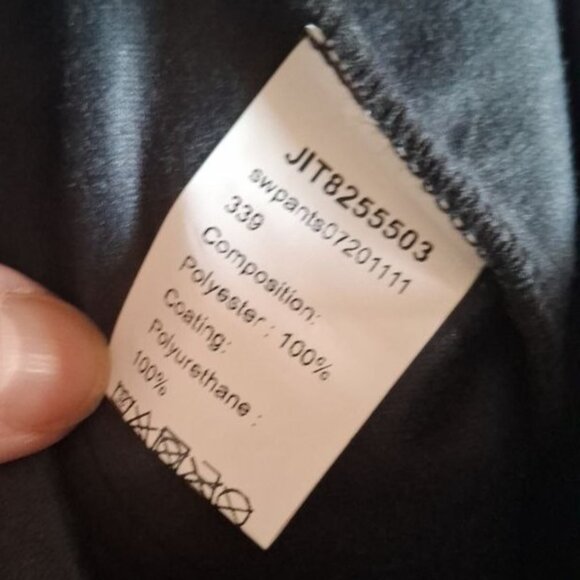 SHEIN Women's Black Faux Leather Pants Straight Leg Sz 2 (XS) - Picture 3 of 11